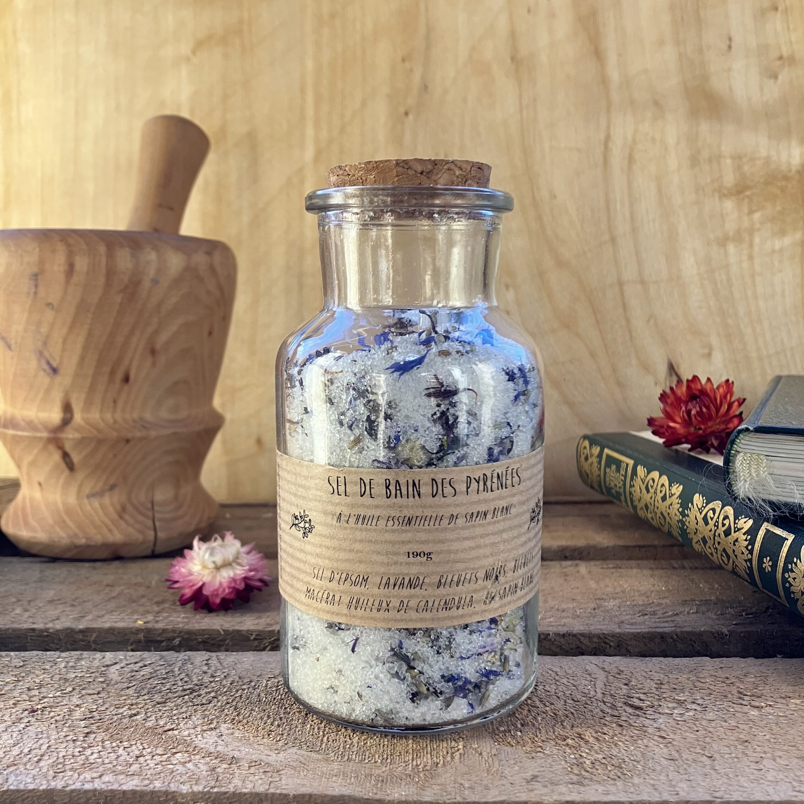 Le sel de bain des Pyrénées au sapin blanc